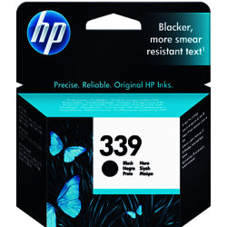HP 339 Inkjet Cartridge, Black, C8721EE